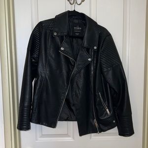 Cotton on Faux Leather Jacket